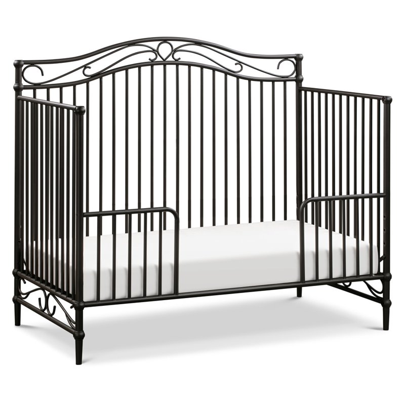 Namesake Classic Noelle 4-in-1 Metal Convertible Crib in Vintage Iron