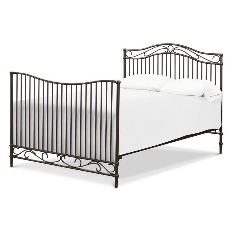 Namesake Classic Noelle 4-in-1 Metal Convertible Crib in Vintage Iron