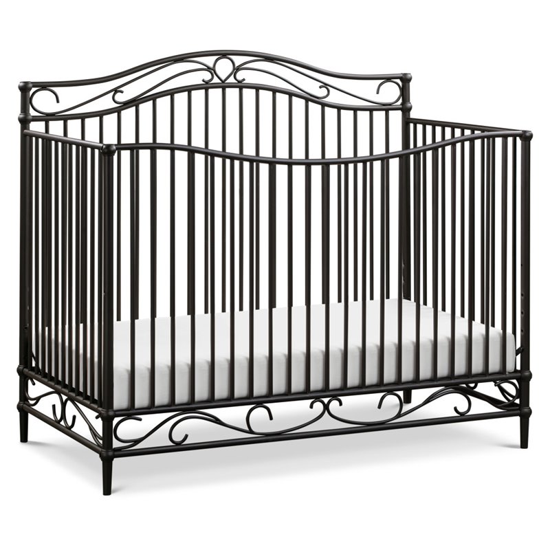 Namesake Classic Noelle 4-in-1 Metal Convertible Crib in Vintage Iron