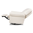 Namesake Linden Fabric Upholstered Electronic Recliner-Swivel Glider in Cream
