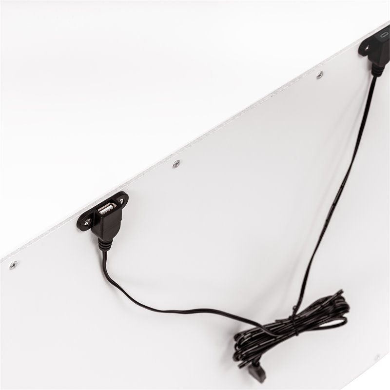 Namesake Lolly 2-Drawer Modern Wood Nightstand in White and Natural