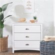 Namesake Nolan Modern 3-Drawers Pine Wood Kids Dresser in White