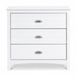 Namesake Nolan Modern 3-Drawers Pine Wood Kids Dresser in White