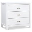 Namesake Nolan Modern 3-Drawers Pine Wood Kids Dresser in White