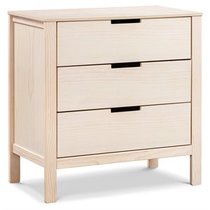 namesake colby 3-drawer modern wood dresser in washed natural