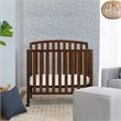 Namesake Dylan Transitional Wood 3-in-1 Mini Crib in Espresso