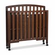 Namesake Dylan Transitional Wood 3-in-1 Mini Crib in Espresso