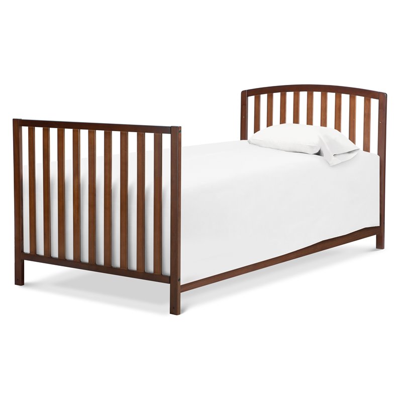 Namesake Dylan Transitional Wood 3-in-1 Mini Crib in Espresso