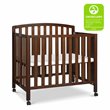Namesake Dylan Transitional Wood 3-in-1 Mini Crib in Espresso