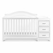 Namesake Charlie Wood 4-in-1 Convertible Crib & Changer in White