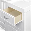 Namesake Charlie Wood 4-in-1 Convertible Crib & Changer in White