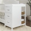 Namesake Charlie Wood 4-in-1 Convertible Crib & Changer in White