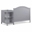 Namesake Charlie Wood 4-in-1 Convertible Crib & Changer in Gray