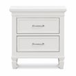 Namesake Darlington 2-Drawer Transitional Wood Nightstand in White