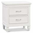 Namesake Darlington 2-Drawer Transitional Wood Nightstand in White