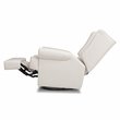 Namesake Harbour Tufted Modern Fabric Swivel Power Recliner in Cream