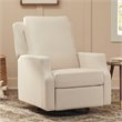 Namesake Crewe Fabric Swivel Glider Recliner in Performance Cream