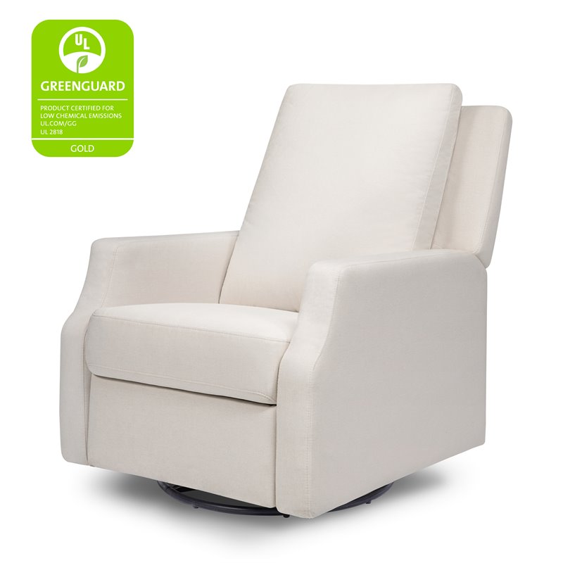 Namesake Crewe Fabric Swivel Glider Recliner in Performance Cream
