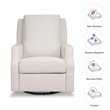 Namesake Crewe Fabric Swivel Glider Recliner in Performance Cream