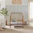 Namesake Winston Metal 4-in-1 Convertible Mini Crib in Vintage Gold