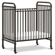 Namesake Abigail Metal 3-in-1 Convertible Mini Crib in Vintage Black
