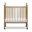 Namesake Abigail Metal 3-in-1 Convertible Mini Crib in Vintage Gold