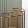 Namesake Abigail Metal 3-in-1 Convertible Mini Crib in Vintage Gold