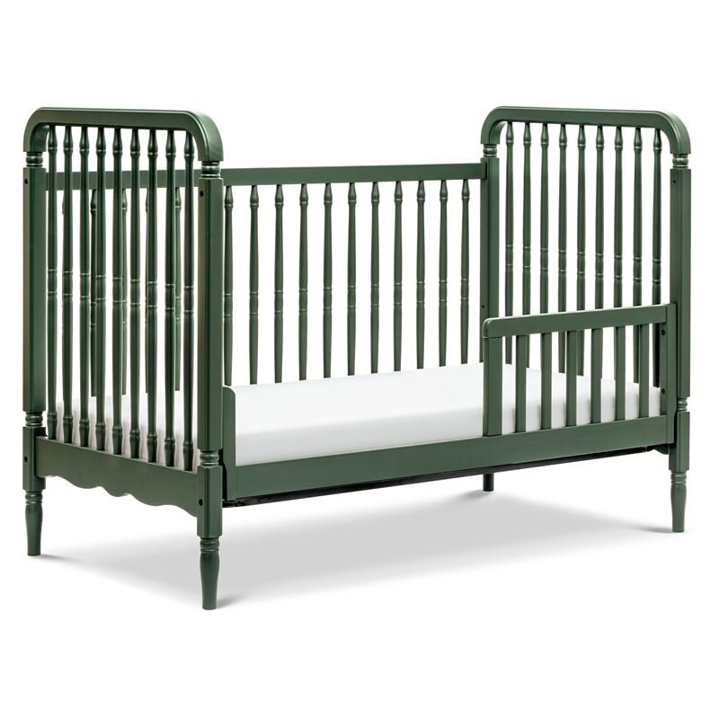 Namesake Liberty Wood 3-in-1 Convertible Crib in Forest Green