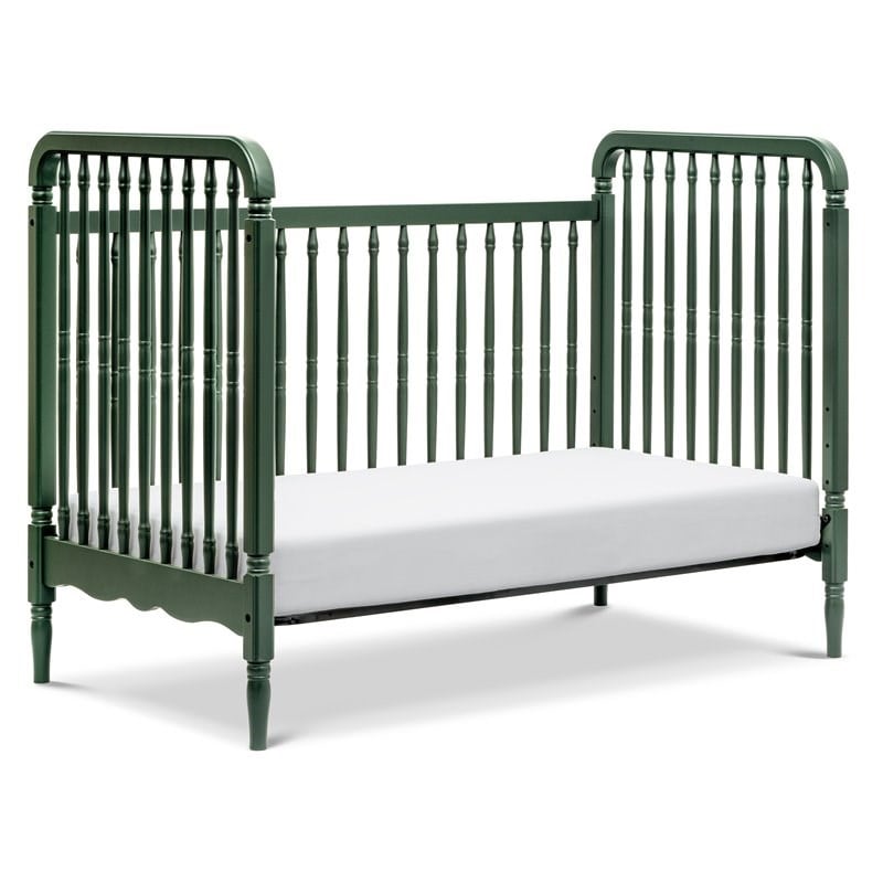 Namesake Liberty Wood 3-in-1 Convertible Crib in Forest Green