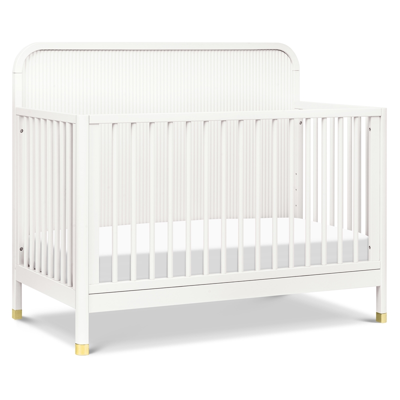 Namesake Brimsley Tambour 4-in-1 Convertible Crib in Warm White