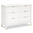 Namesake Brimsley Tambour 6-Drawer Assembled Dresser in Warm White