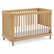 Namesake Marin with Cane 3-in-1 Convertible Crib in Honey and Honey Cane
