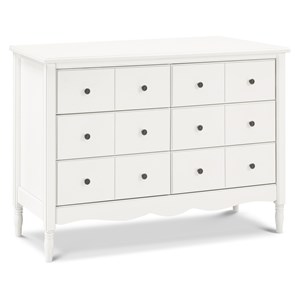namesake liberty 6-drawer assembled dresser in warm white