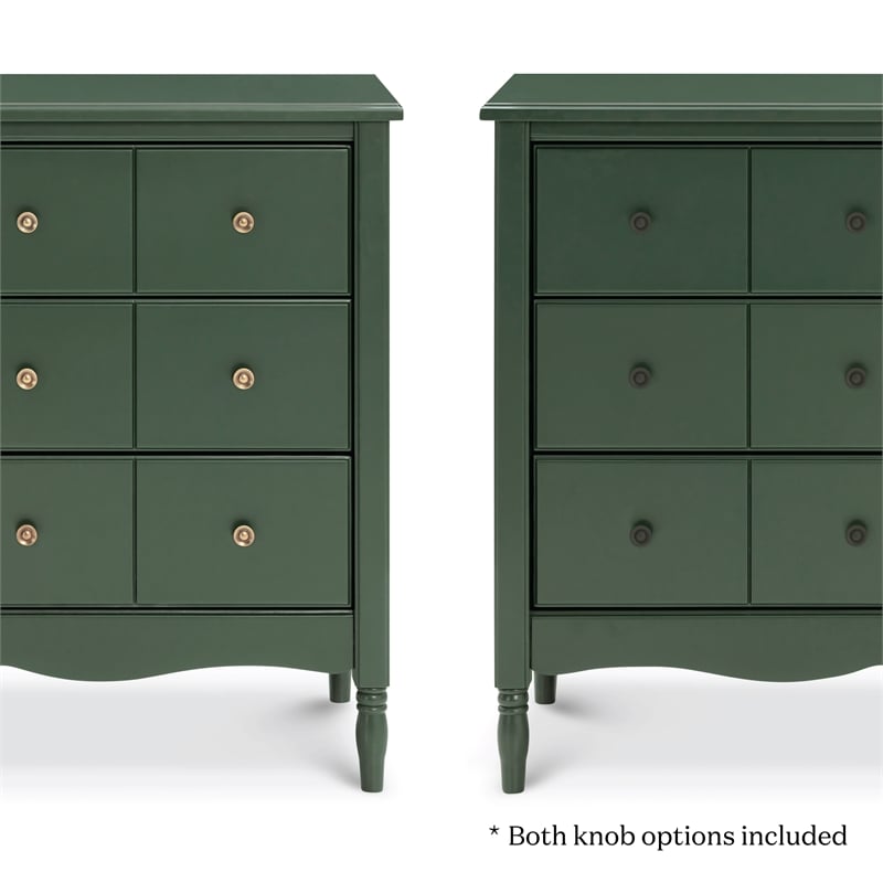 Namesake Liberty 6-Drawer Assembled Dresser in Forest Green