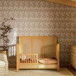 Namesake Eloise 4-in-1 Convertible Crib in Honey and Performance Sand Eco-Weave