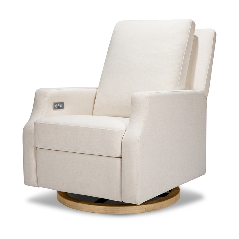 Namesake Crewe Electronic Swivel Glider Recliner in Performance Cream