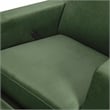 Namesake Crewe Recliner and Swivel Glider in Forest Green Velvet w/Wood Base