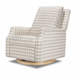 Namesake Crewe Recliner and Swivel Glider in Tan Gingham