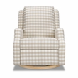 Namesake Crewe Recliner and Swivel Glider in Tan Gingham