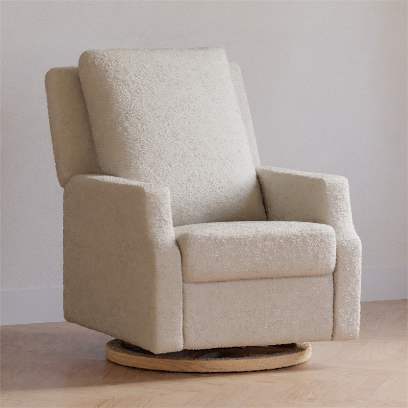 Namesake Crewe Recliner and Swivel Glider in Ivory Boucle