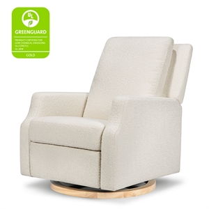 namesake crewe recliner and swivel glider in ivory boucle