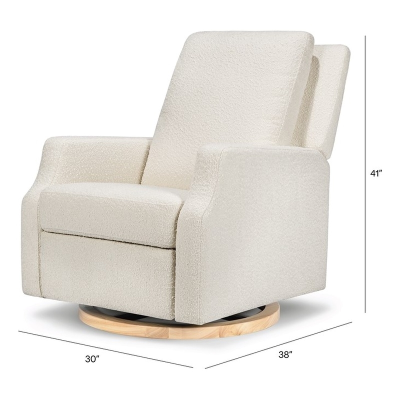 Namesake Crewe Recliner and Swivel Glider in Ivory Boucle