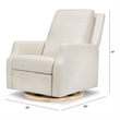 Namesake Crewe Recliner and Swivel Glider in Ivory Boucle