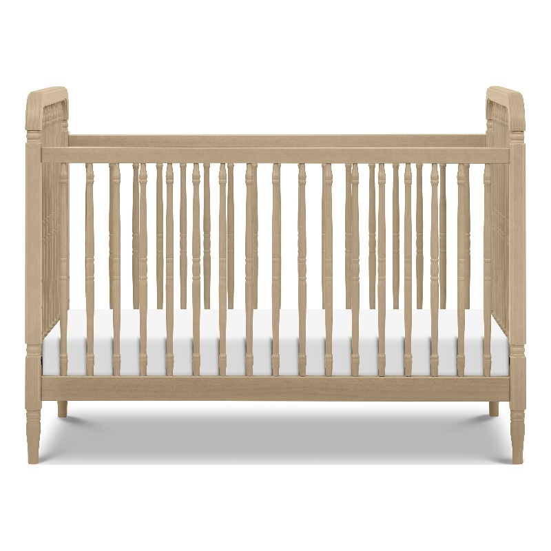 Liberty 3-in-1 Convertible Spindle Crib w/Toddler Bed Conversion Kit Washed Pine