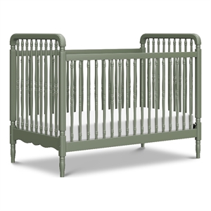 Liberty 3-in-1 Convertible Spindle Crib w/Toddler Bed Conversion Kit Juniper
