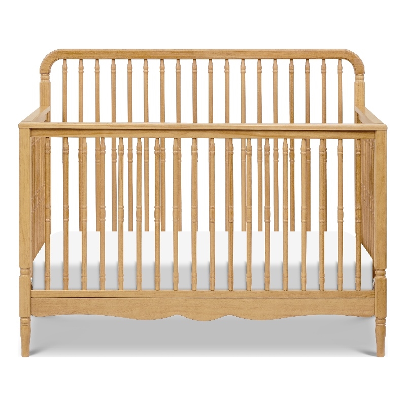 Namesake Liberty 4-in-1 Convertible Spindle Crib in Honey
