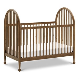 Namesake Alouette 3-in-1 Convertible Spindle Crib in Natural Walnut