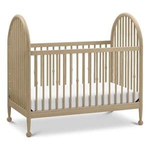 Namesake Alouette 3-in-1 Convertible Spindle Crib in Washed Pine