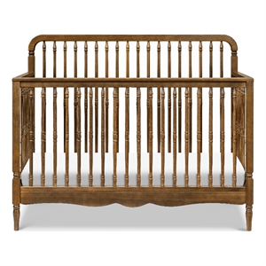 Namesake Liberty 4-in-1 Convertible Spindle Crib in Natural Walnut