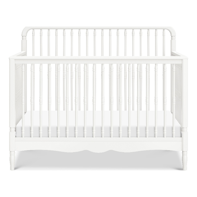 Namesake Liberty 4-in-1 Convertible Spindle Crib in Warm White